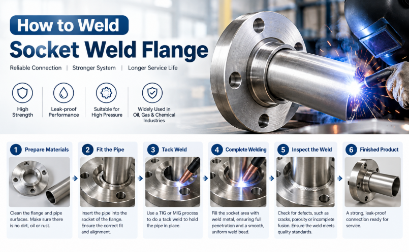 كيفية لحام حواف الأنابيب من نوع "Socket-Weld"